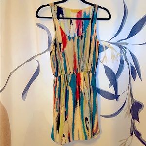 Graphic Silk Party Dress